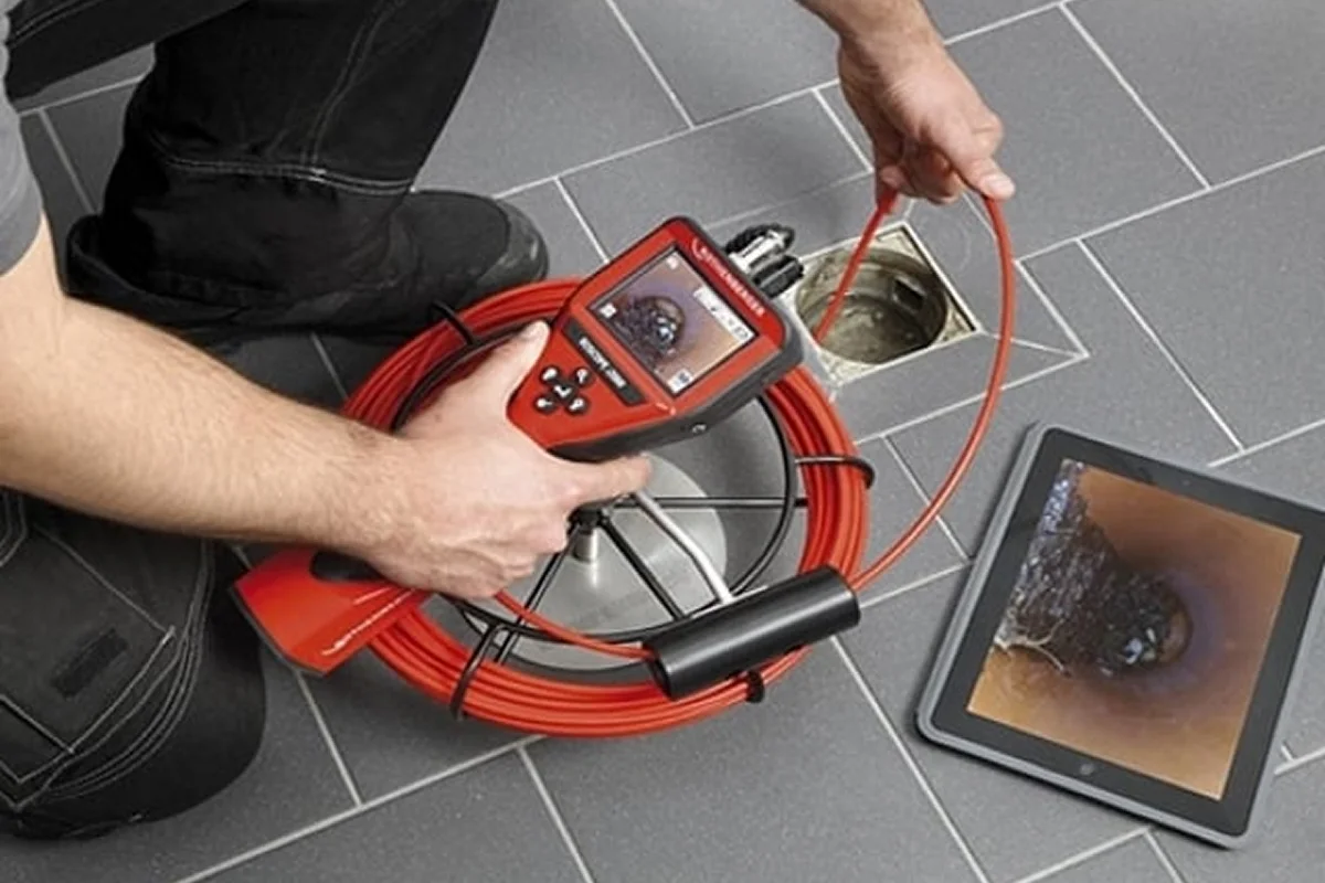 Kameralı gider görüntüleme işlemi yapılan bina tesisatı